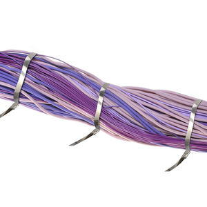 Fascette Autobloccanti in Acciaio Inox 100pz 4.6x300mm, Fascette Stringitubo in Nylon 400mm per Cavi, Ecologiche, Larghezza 12mm Lunghezza 9mm - Product Image 2