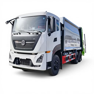 Camion de collecte des déchets comprimés manuel Dongfeng Tianlong 6x4 de 25 mètres cubes avec moteur Weichai, norme d'émission Euro 5 - Product Image 1
