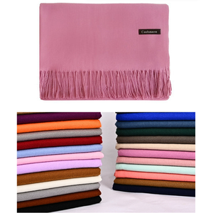 באיכות גבוהה אופנה חורף עבה pashmina צעיף גברת shawls מסוגנן חם מותאם אישית tassels cashmere תחושה צעיף נשים - Product Image 1