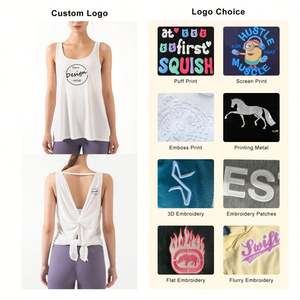 2024 nouveau Yoga porter en gros croix dos femme respirant entraînement débardeur femmes dos débardeurs dames - Product Image 3