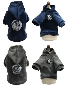 Custom Wholesale Luxury Winter Small Dog Hoodies Sweater Clothes