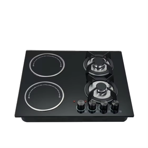 Table de cuisson multifonction intégrée à deux brûleurs gaz et deux plaques électriques, avec une efficacité énergétique de classe A, pour usage hôtelier et domestique - Product Image 5