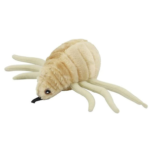 Realistico peluche insetto delle pulci giocattolo con sei gambe morbide da 6 pollici decorazione per trucco da letto oggetti di scena regali per bambini imbottiti giocattolo delle pulci - Product Image 2
