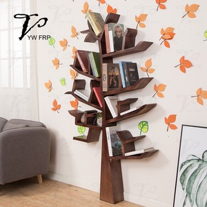 Hiện đại cây hình dạng sợi thủy tinh phòng khách kệ sách & kệ sách với màu sắc tùy chỉnh cho đồ nội thất gia đình - Product Image 3