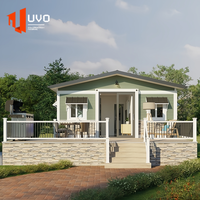 Maison conteneur extensible de 20 pieds, deux chambres, préfabriquée, modulaire, petite maison, balcon, système solaire, structure en acier portable, Australie