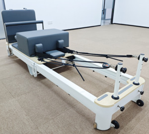 Máquina Reformer Plegable Portátil de Aluminio Blanca para Venta en Casa, Reformer Plegable Portátil de Aluminio - Product Image 5