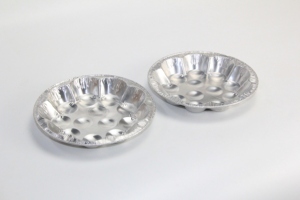 Plat rond jetable <span class=keywords><strong>en</strong></span> <span class=keywords><strong>aluminium</strong></span> de 300 ml pour <span class=keywords><strong>escargots</strong></span>, idéal pour la restauration, compatible four et plats à emporter - Product Image 3