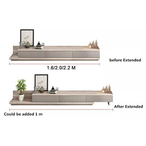 โมเดิร์นไม้เมลามีนสูงทีวีคอนโซลตู้สำนักงานทีวียืนตู้ใหญ่บ้านห้องนั่งเล่นเฟอร์นิเจอร์ตู้ - Product Image 3