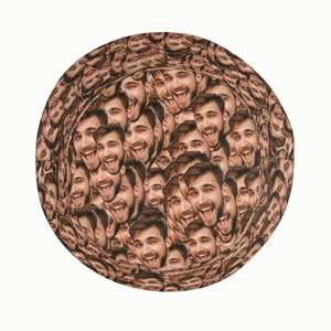 Chapeau Bob Personnalisé Imprimé Photo Style Urbain Amusant en Polyester pour Hommes et Femmes, Idéal Plage et Voyage, Motif Feuille de Dessin Animé - Product Image 2