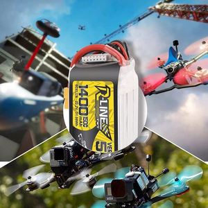 Batería LiPo TATTU R-Line Versión 5.0 V5 22.2V 1200/1400mAh 150C 6S1P ABS para RC Quadcopter, Conector XT60, FPV, Auto, Barco - Product Image 5