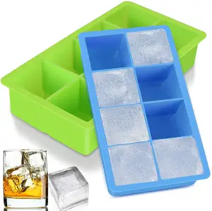 Ice Designer Trays Large Size Ice Cube Fancy Trays Wine Square Ice Blocks  Maker Model Brass