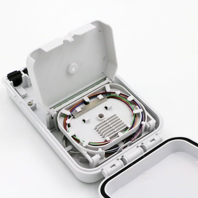 8 16 32 48 Port FTTH Wall Mounted Fiber Optic Distribution Box with PLC Fiber Splitters for Fiber Optic Equipment
