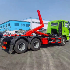 Usine coût SHACMAN 6x4 6x6 hors route 15m3 crochet bras <span class=keywords><strong>camion</strong></span> à ordures 18T corps balayé collecteur d'ordures <span class=keywords><strong>20m3</strong></span> crochet ascenseur <span class=keywords><strong>camion</strong></span> à ordures - Product Image 1