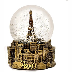 Bán Buôn Chất Lượng Cao Snowglobe Tùy Chỉnh Paris Pháp Tháp Eiffel Thành Phố Quà Lưu Niệm Quà Tặng Quả Cầu Tuyết Cho Quà Lưu Niệm Từ Trung Quốc - Product Image 1