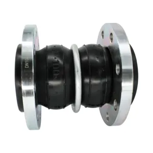 EPDM Double Sphere Pipe Fittings Bomba Pequena Flangeada Virar Conexão Flexível Junta De Borracha