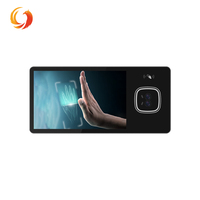 Machine de pointage d'absence murale à écran tactile, système Android 13, audio unidirectionnel, stockage sur carte mémoire, intelligente et efficace