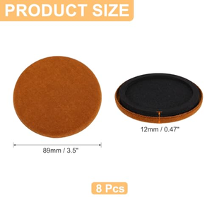 Deslizadores de Fieltro para Muebles en Pisos Alfombrados - Protectores de Muebles Reutilizables de Color Marrón con Diseño Único y Protección Resistente para Superficies Duras - Product Image 2
