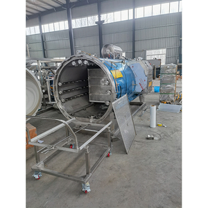 Autoclave horizontal direct d'usine pour bouteille en plastique utilisée pour les conserves/<span class=keywords><strong>bocaux</strong></span> en verre - Product Image 4