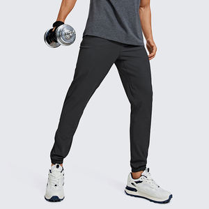 Custom Logo High Quality <strong>Nylon</strong> Spandex Gym Fitness <strong>Training</strong> Track Pants for Men - Product Image 3