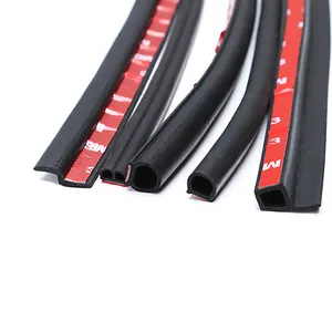 3m/4m Self-adhesive Foam Epdm Rubber Weather Strip Automotive Automobile Car Door Window Weather Seal For Vehicles