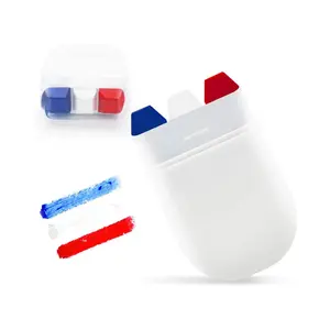 Best Choice Product 3.6*6CM Plastic Case Multi Color France Netherlands Flag Face Painting Paint