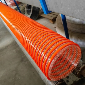 <strong>Fiber</strong> <strong>Braids</strong> Reinforced Pvc Suction <strong>Hose</strong> 150mm PVC Helix <strong>Fiber</strong> Composite Suction Water <strong>Hose</strong> Pipe - Product Image 4