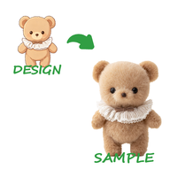 Porte-clés animal en peluche super doux personnalisé avec rembourrage en coton PP