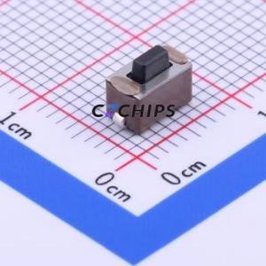 147873-1 Tactile Switch SMD,6x3.5mm Switch Single Pole Single Throw Rectangle Button Vertical Mount 6mm - Product Image 1