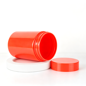 Envase de PET Rojo de 600ml/1300ml para Proteína en Polvo, Recipiente Vacío para Proteína, Botella de Almacenamiento de Suplementos en Polvo de Grado Alimenticio - Product Image 2