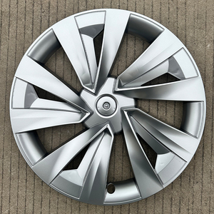 Paquete de cubierta de rueda de <span class=keywords><strong>coche</strong></span> 4 unids/set decorar proteger ABS + cubierta de rueda de PC para Tesla modelo Y New Star 25 - Product Image 1
