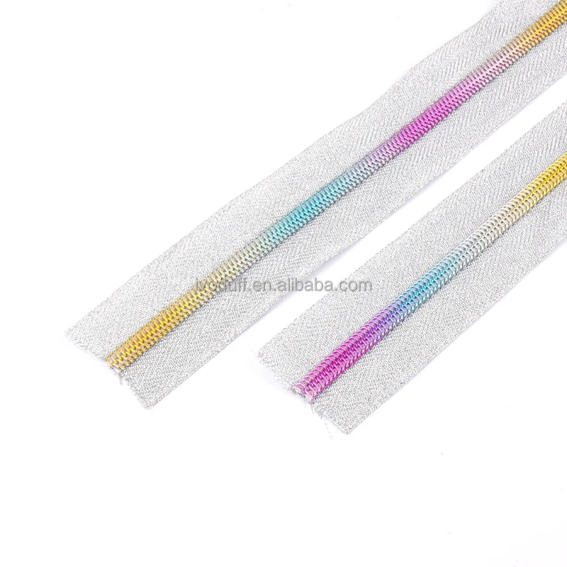 Ivoduff многоцветная Радужная нейлоновая лента на молнии для сумок на молнии