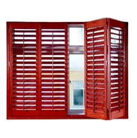 LongTai (Rokee) externe simple design moderne volets en bois français volet à persiennes en bois premium pour fenêtre en bois de chine