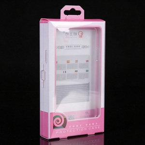 Caja plegable de PVC APET impresa con UV personalizada, caja de embalaje de plástico transparente cuadrada colgante para caja de embalaje tipo blíster. - Product Image 1