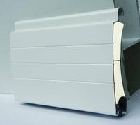 Shinilion Panneau de volet roulant en alliage d'aluminium double couche 37 mm, design moderne, ouverture verticale, durable, ISO9001/CE