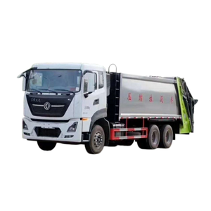 Camión de Basura Dongfeng 6X4 LHD/RHD de 20m³ con Cargador Trasero, el Más Vendido, para Flotas de Saneamiento Urbano - Product Image 1