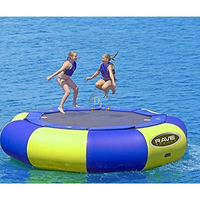 Plateforme gonflable gonflable de jeux de parc aquatique, Trampoline flottant de mer gonflable