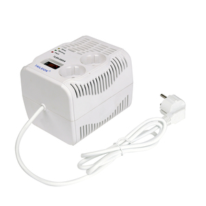 Châu Âu ổ cắm 500VA màu trắng AVR Điện áp ổn định điện biến áp với cuộn dây nhựa 50Hz & 60Hz tần số - Product Image 1