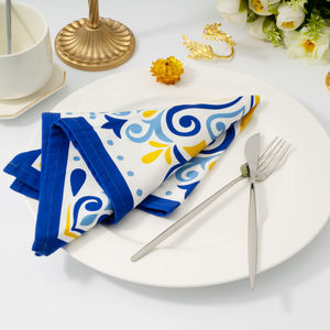 ผ้าเช็ดปากสไตล์โบฮีเมียนสุดหรูลายลานตาผ้าพิมพ์ลายแมนดาลาใช้ซ้ำได้และเป็นมิตรต่อสิ่งแวดล้อม - Product Image 4