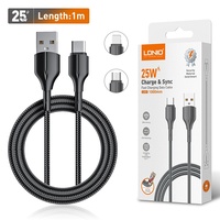 LDNIO LS851 Accessoires Câbles de données USB 3ft 6ft 10ft Chargeurs rapides pour câble téléphonique Sync Câble Usb