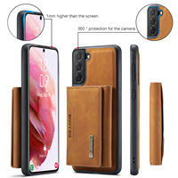 Étui de téléphone portable à rabat magnétique 2 en 1 en cuir pour Samsung S20 S21 S22 Plus S22 Ultra Note 20 A51 A72 A52