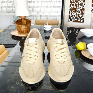 Chaussures de sport en microfibre pour femmes tendance pour l'automne Blanc laiteux Imperméable Lacets avec amorti confortable et semelle intérieure en EVA souple - Product Image 3