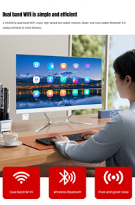 All in One Desktop 27" FHD LCD Display Core I5 32B DDR4 <b>RAM</b> 1TB SSD Webcamer WiFi 6 10 GDDR4 for ZW-VH2381 All-in-one Pc ZW-VH23 - Product Image 2