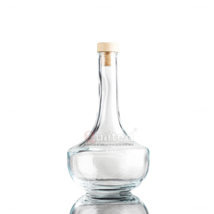 Toutes sortes <span class=keywords><strong>de</strong></span> 50cl 500ml Super Flint Glass Bouteille à boire avec bouchon en liège Pour vin Liqueur Tequila Vodka whisky Spiritueux - Product Image 4