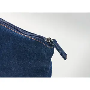 Astuccio in denim riciclato Style Pouch, gadget sostenibili - Product Image 1