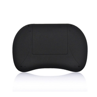 Mini clavier sans fil 2,4 G avec pavé tactile I8, batterie rechargeable intégrée, rétroéclairage 7 couleurs, télécommande USB pour TV Box et PC