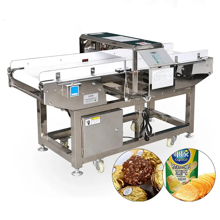 Alüminyum folyo sızdırmazlık ürünleri Metal dedektörü gıda sınıfı tahıl Metal dedektörleri gıda ambalaj Metal dedektör makinesi gıda