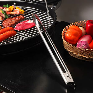 Çevre dostu saplı salata maşası ile 430 paslanmaz çelikten yapılmış dış mekan kullanımı için uygun uzun saplı maşa - Product Image 6