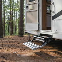Marchepied/escalier électrique en aluminium haute résistance pour camping-car, capacité de charge de 150 kg et design moderne pour caravanes et camping-cars