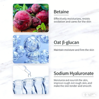 Tonique Liquide Hydratant et Éclaircissant - Bêta Glucane Hydratant Hydra Boost Repulpant pour Peaux Sèches et Déshydratées