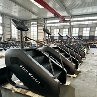 Máquina de Escaleras Eléctrica Profesional para Uso Comercial, Escaladora de Alta Resistencia con Marco de Acero, Equipo de Fitness para Gimnasio